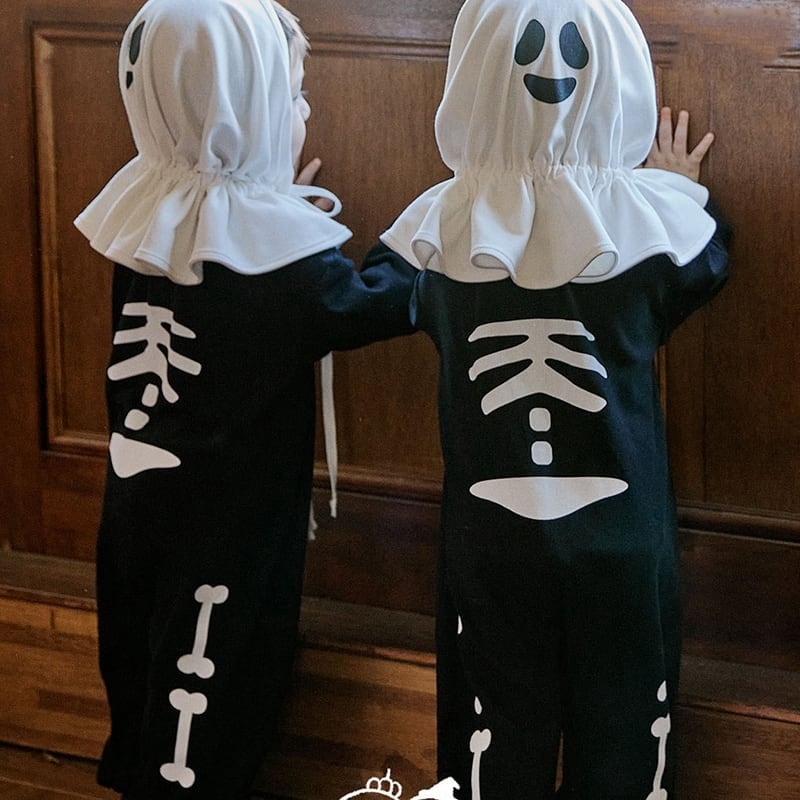 29278b7592734391b340cfb3fdff08f9.jpg 【66-90cm】ロンパースorハロウィンブラック - 画像 (1)