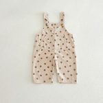 【66-90cm】サロペット ベビー コーデュロイ 花柄 - 画像 (5)