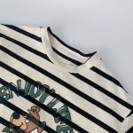 【90-140cm】長袖Tシャツ 男の子 クマ柄 ボーダー柄 - 画像 (11)