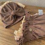 【66-90cm】セットアップ ベビー ジャカード ニット 帽子 - 画像 (19)