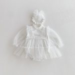【66-90cm】ロンパース ベビー チュール ボリューム 3色選べる - 画像 (11)