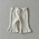 【70-120cm】ロングパンツ フレアパンツ 女の子 ベーシック カジュアル - 画像 (5)