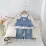 【73-110cm】トップスorボトムスベビー 花柄 フリル - 画像 (8)