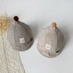【GOODS】キャップ ベビー ボーダー ぽんぽん付き - 画像 (2)