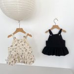 【73-110cm】サロペワンピース ベビー 花柄 おしゃれ - 画像 (6)