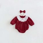 【66-90cm】ロンパース ベビー 可愛い 蝶結び - 画像 (4)