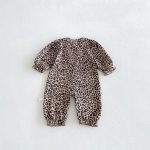 【66-90cm】オールインワン ベビー ヒョウ柄 かわいい - 画像 (4)