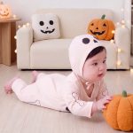 【66-90cm】ロンパース ベビー スカル プリント - 画像 (9)