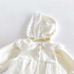 【66-90cm】ロンパース&帽子 ベビー 暖かい レース - 画像 (10)