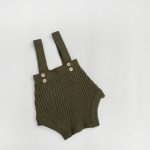 【66-100cm】ショートパンツ ベビー ニット サスペンダー - 画像 (9)