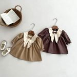 【73-100cm】ワンピース ベビー レトロ プリンセス - 画像 (12)