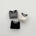 【80-120cm】Ｔシャツ キッズ 韓国風 ボーダー - 画像 (6)