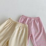 【80-130cm】セットアップ キッズ にこちゃん ボーダー - 画像 (18)