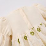 【66-100cm】ロンパース ベビー 刺繡 プリンセス風 - 画像 (7)