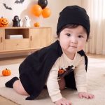 【66-90cm】ロンパース ベビー ハロウィン ケープ付き - 画像 (7)