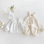 【73-100cm】サロペットorTシャツ ベビー 柔らか ハート - 画像 (11)