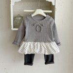【80-130cm】長袖トップス ベビー ガールズ フリルヘム - 画像 (4)