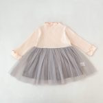 【73-110cm】ワンピース 女の子 カラーバリ メッシュ - 画像 (5)