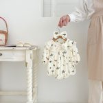 【66-100cm】ロンパース ベビー プリンセス 花柄 - 画像 (6)