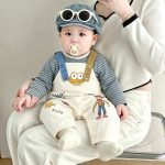 【73-100cm】セットアップ ベビー カラーバリ カートゥーン - 画像 (4)