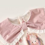 【66-90cm】ロンパース ベビー 可愛い ウサギ プリント - 画像 (6)