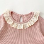 【66-90cm】ロンパース 可愛い 蝶結び ピンク ベビー服 - 画像 (13)