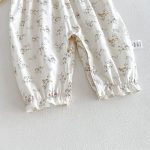 【66-90cm】ロンパース ベビー レイヤード フラワー柄 - 画像 (13)