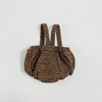 【66-90cm】サロペット ベビー 韓国風 ヒョウ柄 - 画像 (3)