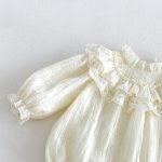 【66-90cm】ロンパース ベビー フリル襟 プリンセス - 画像 (12)