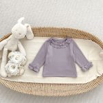 【66-100cm】Tシャツ ベビー フリル 合わせやすい 5色選べる - 画像 (7)