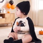 【66-90cm】ロンパース ベビー ハロウィン ケープ付き - 画像 (8)