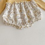 【66-90cm】ロンパース ベビー ウサギ フラワー柄 - 画像 (9)