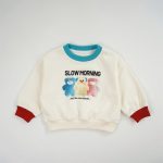 【66-120cm】ロンパースorトレーナー ベビー クマプリント - 画像 (5)
