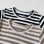 【73-100cm】Tシャツ ボーダー ニット クルーネック 男女兼用 ベビー キッズ - 画像 (15)
