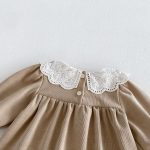 【73-110cm】ワンピース 女の子 リボン付き 刺繍 - 画像 (14)