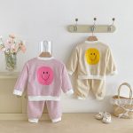 【80-130cm】セットアップ キッズ にこちゃん ボーダー - 画像 (19)