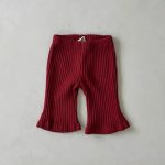 【70-120cm】ロングパンツ フレアパンツ 女の子 ベーシック カジュアル - 画像 (4)
