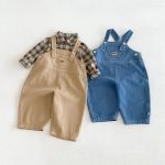 【80-130cm】シャツorサロペット 男の子 ワンプリント デニム - 画像 (11)