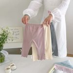 【73-100cm】レギンス ベビー リボン付き スウィート - 画像 (9)