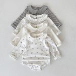 【66-90cm】長袖ロンパース ベビー コットン かわいい - 画像 (2)