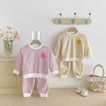 【80-130cm】セットアップ キッズ にこちゃん ボーダー - 画像 (20)