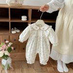 【66-90cm】ロンパース ベビー レイヤード フラワー柄 - 画像 (7)