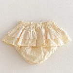 【66-100cm】キュロット ベビー チェック柄 レースフリル - 画像 (12)