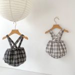 【66-90cm】サロペット ベビー チェック カジュアル - 画像 (13)