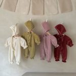 【BABY】ロンパース&帽子 ベビー おしゃれ 韓国風 ナチュラル