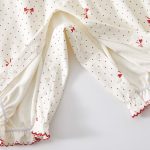 【66-90cm】ロンパース ベビー 可愛い レッドドット - 画像 (6)