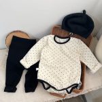 【66-90cm】ロンパースor パンツ コットン やわらか肌着 長袖 ボディスーツ - 画像 (10)