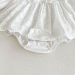 【66-90cm】ロンパース ベビー 蝶結び付き レイヤード - 画像 (13)