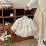 【66-90cm】ロンパース ベビー プリンセス レース - 画像 (8)