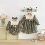 【66-130cm】ロンパースorワンピース 女の子 姉妹服 チューリップ - 画像 (3)